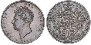 1/2 Crown Vereinigtes Königreich von Großbritannien und Irland (1801-1922) Silber Georg IV (1762-1830)