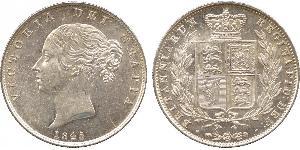 1/2 Crown Vereinigtes Königreich von Großbritannien und Irland (1801-1922) Silber Victoria (1819 - 1901)