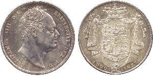 1/2 Crown Vereinigtes Königreich von Großbritannien und Irland (1801-1922) Silber Wilhelm IV (1765-1837)