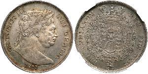 1/2 Crown Vereinigtes Königreich von Großbritannien und Irland (1801-1922) Silber Georg III (1738-1820)