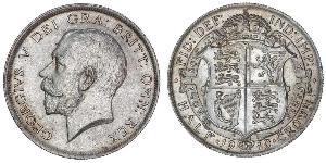 1/2 Crown Vereinigtes Königreich von Großbritannien und Irland (1801-1922) Silber George V (1865-1936)
