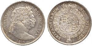 1/2 Crown Vereinigtes Königreich von Großbritannien und Irland (1801-1922) Silber Georg III (1738-1820)