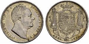 1/2 Crown Vereinigtes Königreich von Großbritannien und Irland (1801-1922) Silber Wilhelm IV (1765-1837)