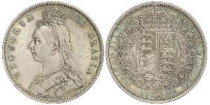 1/2 Crown Vereinigtes Königreich von Großbritannien und Irland (1801-1922) Silber Victoria (1819 - 1901)