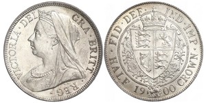 1/2 Crown Vereinigtes Königreich von Großbritannien und Irland (1801-1922) Silber Victoria (1819 - 1901)