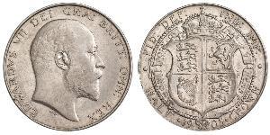 1/2 Crown Vereinigtes Königreich von Großbritannien und Irland (1801-1922) Silber Eduard VII (1841-1910)