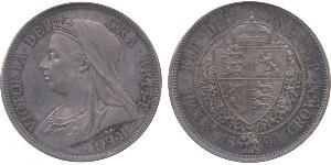1/2 Crown Vereinigtes Königreich von Großbritannien und Irland (1801-1922) Silber Victoria (1819 - 1901)