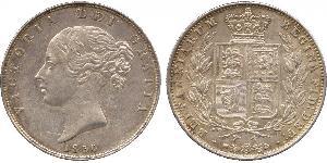 1/2 Crown Vereinigtes Königreich von Großbritannien und Irland (1801-1922) Silber Victoria (1819 - 1901)