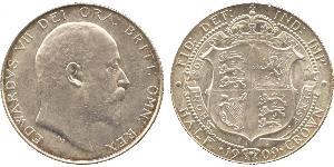 1/2 Crown Vereinigtes Königreich von Großbritannien und Irland (1801-1922) Silber Eduard VII (1841-1910)
