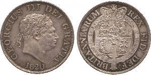 1/2 Crown Vereinigtes Königreich von Großbritannien und Irland (1801-1922) Silber Georg III (1738-1820)