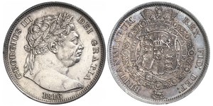 1/2 Crown Vereinigtes Königreich von Großbritannien und Irland (1801-1922) Silber Georg III (1738-1820)