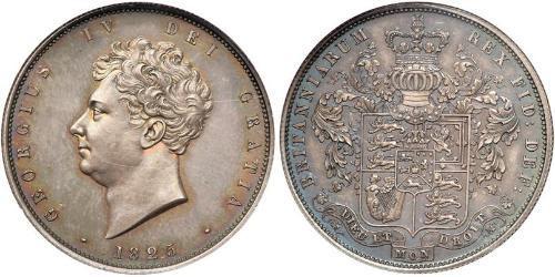 1/2 Crown Vereinigtes Königreich von Großbritannien und Irland (1801-1922) Silber Georg IV (1762-1830)