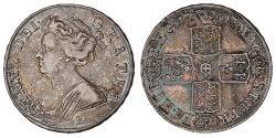 1/2 Crown Kingdom of Great Britain (1707-1801) Silver Anne, Queen of Great Britain (1665-1714)