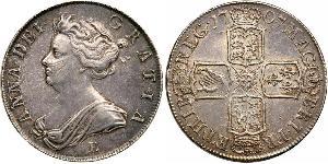 1/2 Crown Kingdom of Great Britain (1707-1801) Silver Anne, Queen of Great Britain (1665-1714)