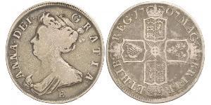 1/2 Crown Kingdom of Great Britain (1707-1801) Silver Anne, Queen of Great Britain (1665-1714)