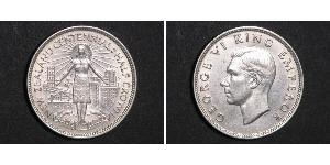 1/2 Crown New Zealand Silver George VI (1895-1952)