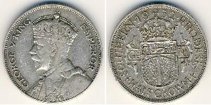 1/2 Crown Southern Rhodesia (1923-1980) Silver George V of the United Kingdom (1865-1936)