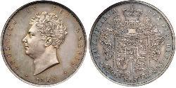 1/2 Crown United Kingdom of Great Britain and Ireland (1801-1922) Silver George IV (1762-1830)