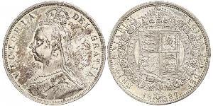 1/2 Crown United Kingdom of Great Britain and Ireland (1801-1922) Silver Victoria (1819 - 1901)