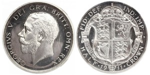 1/2 Crown United Kingdom of Great Britain and Ireland (1801-1922) Silver George V of the United Kingdom (1865-1936)