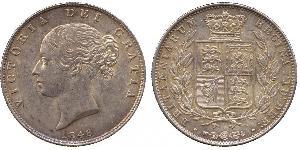 1/2 Crown United Kingdom of Great Britain and Ireland (1801-1922) Silver Victoria (1819 - 1901)