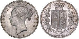 1/2 Crown United Kingdom of Great Britain and Ireland (1801-1922) Silver Victoria (1819 - 1901)