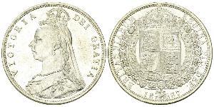 1/2 Crown United Kingdom of Great Britain and Ireland (1801-1922) Silver Victoria (1819 - 1901)