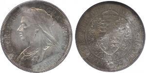 1/2 Crown United Kingdom of Great Britain and Ireland (1801-1922) Silver Victoria (1819 - 1901)
