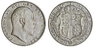 1/2 Crown United Kingdom of Great Britain and Ireland (1801-1922) Silver Edward VII (1841-1910)