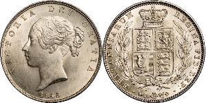 1/2 Crown United Kingdom of Great Britain and Ireland (1801-1922) Silver Victoria (1819 - 1901)