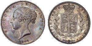 1/2 Crown United Kingdom of Great Britain and Ireland (1801-1922) Silver Victoria (1819 - 1901)