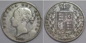 1/2 Crown United Kingdom of Great Britain and Ireland (1801-1922) Silver Victoria (1819 - 1901)