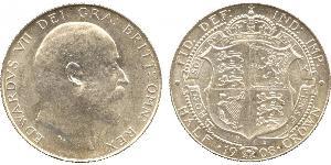 1/2 Crown United Kingdom of Great Britain and Ireland (1801-1922) Silver Edward VII (1841-1910)