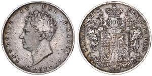 1/2 Crown United Kingdom of Great Britain and Ireland (1801-1922) Silver George IV (1762-1830)
