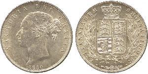 1/2 Crown United Kingdom of Great Britain and Ireland (1801-1922) Silver Victoria (1819 - 1901)