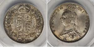 1/2 Crown United Kingdom of Great Britain and Ireland (1801-1922) Silver Victoria (1819 - 1901)