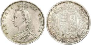 1/2 Crown United Kingdom of Great Britain and Ireland (1801-1922) Silver Victoria (1819 - 1901)