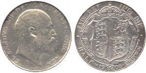 1/2 Crown United Kingdom of Great Britain and Ireland (1801-1922) Silver Edward VII (1841-1910)