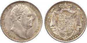 1/2 Crown 大不列颠及爱尔兰联合王国 (1801 - 1922) 銀 威廉四世 (英國)