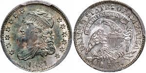 1/2 Dime / 5 Cent Estados Unidos de América (1776 - ) Cobre/Plata 