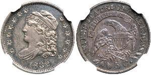 1/2 Dime / 5 Cent Estados Unidos de América (1776 - ) Cobre/Plata 