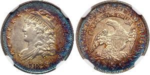 1/2 Dime / 5 Cent Estados Unidos de América (1776 - ) Cobre/Plata 