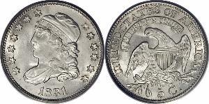 1/2 Dime / 5 Cent Estados Unidos de América (1776 - ) Cobre/Plata 