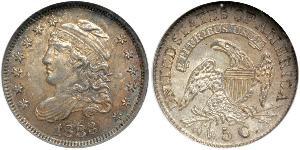 1/2 Dime / 5 Cent Estados Unidos de América (1776 - ) Cobre/Plata 