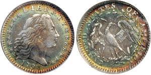 1/2 Dime / 5 Cent Vereinigten Staaten von Amerika (1776 - ) Silber 