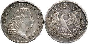 1/2 Dime / 5 Cent USA (1776 - ) Silver 