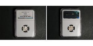 1/2 Dinero Peru Silber 