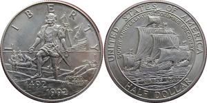 1/2 Dollar Vereinigten Staaten von Amerika (1776 - ) Kupfer 