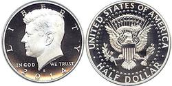 1/2 Dollar Vereinigten Staaten von Amerika (1776 - ) Silber John Fitzgerald Kennedy (1917-1963)