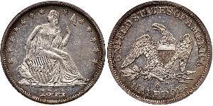 1/2 Dollar Vereinigten Staaten von Amerika (1776 - ) Silber 